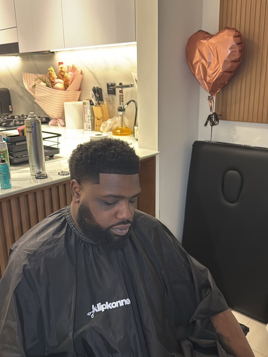 Finished fade, KlipKonnect cape